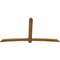 Ekena Millwork Bellingham Rough Sawn Timber Gable Bracket, Western Red Cedar, 108"W x 58"H x 2"D x 6"F, 13/12 Pitch GBW108X58X0206BEL00RWR - alternate 5
